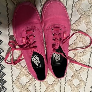 Hot pink Vans